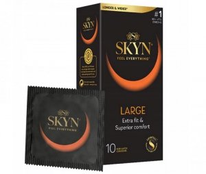 SKYN Prezerw. 10szt Large powiększone& 