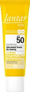 FARMONA Jantar Sun Bursztynowy ultralekki krem nawilżający do twarzy, SPF 50 50 ml 