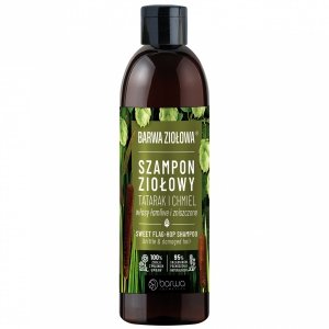 BARWA Ziołowa Szampon do włosów Tatarak & Chmiel - włosy łamliwe i zniszczone 250ml 