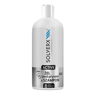 SOLVERX Active Men Żel pod prysznic i Szampon 2w1 400ml 