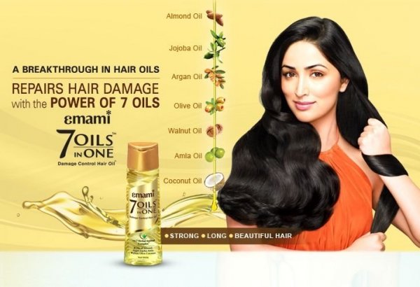 Deeply Nourishing Hair Oil 7 Oils, Emami + GRATIS