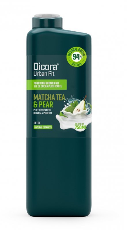 DICORA Żel pod prysznic Herbata Matcha i Gruszka 750 ml