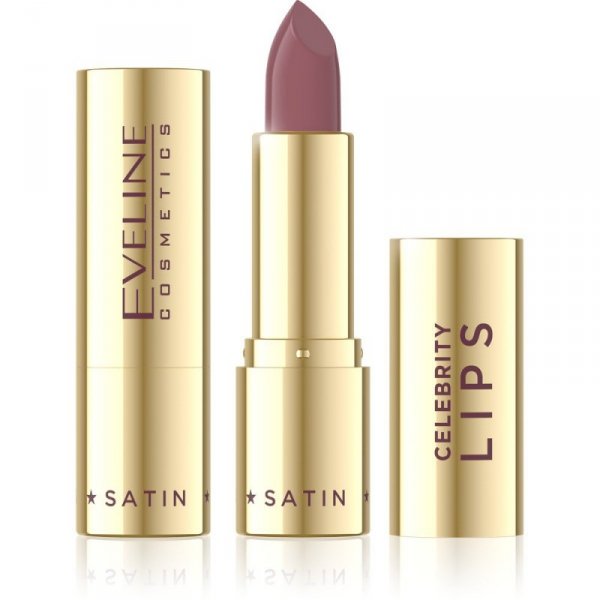 EVELINE Celebrity Lips Kremowa pomadka o satynowym wykończeniu nr 601