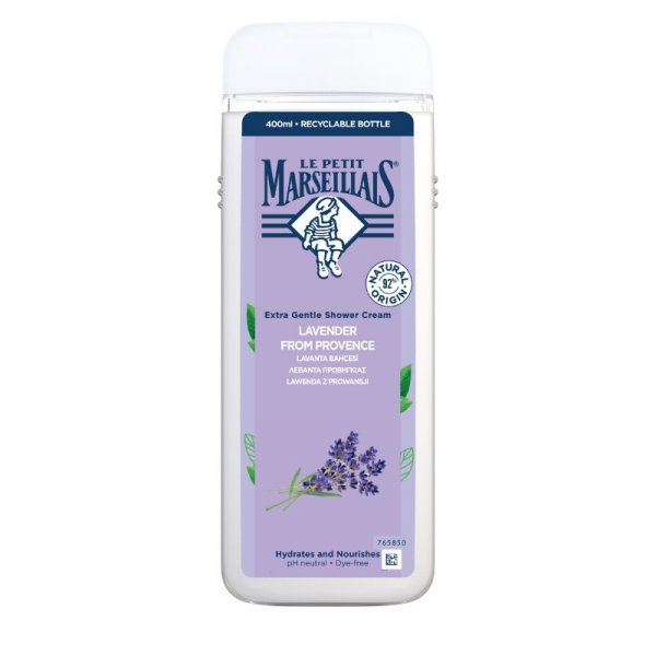 LE PETIT MARSELLAIS Żel pod prysznic Lawenda z Prowansji 400 ml