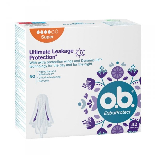 O.B. ExtraProtect Super Tampony 42 szt