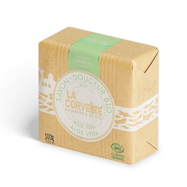 Organic Aloe Soap BIO, La Corvette, 100g