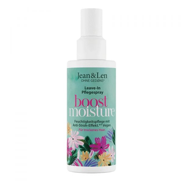 Odżywka w sprayu bez spłukiwania nawilżająca, Jean&Len Boost Moisture Leave-In Pflegespray, 100 ml