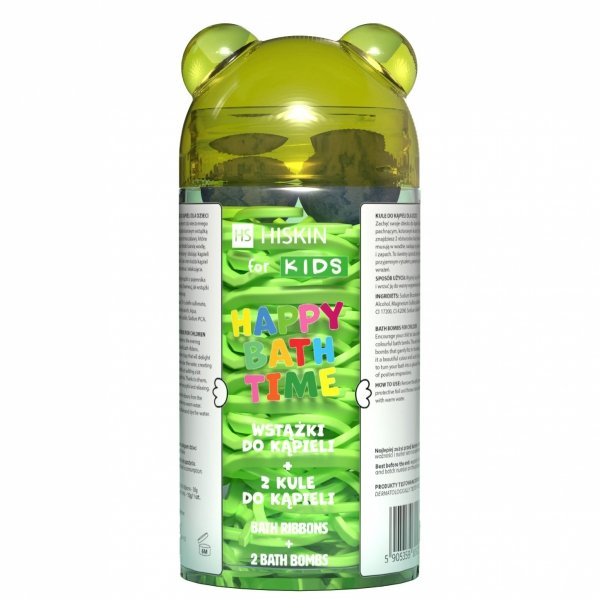 HISKIN KIDS Miś Wstążki+2 kule do kąpieli Happy Bath