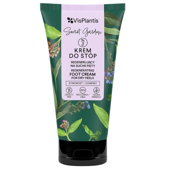 Vis Plantis Krem do stóp regenerujący - na suche pięty z Żywokostem 75ml