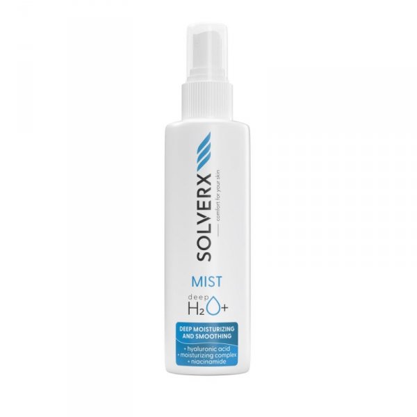 SOLVERX Deep H2O+ Mgiełka do ciała głęboko nawilżająca - skóra sucha i odwodniona 150 ml
