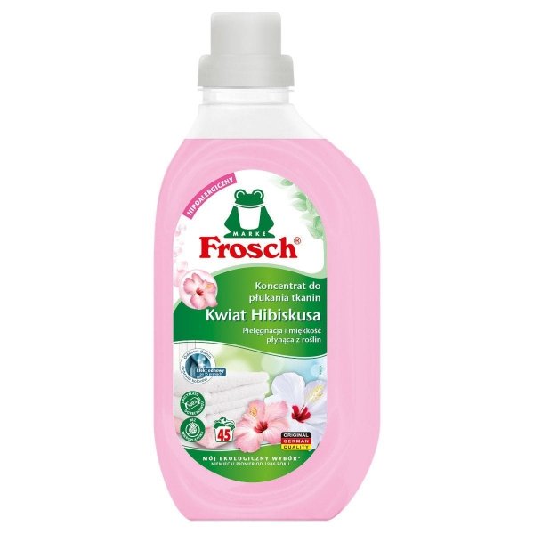 Frosch Koncentrat do Płukania Tkanin Kwiat Hibiskusa, 900 ml