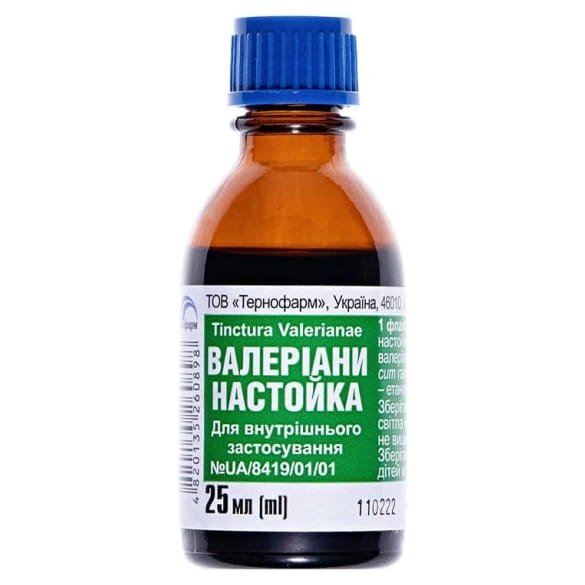 Nalewka z waleriany, Ternopharm, 25 ml