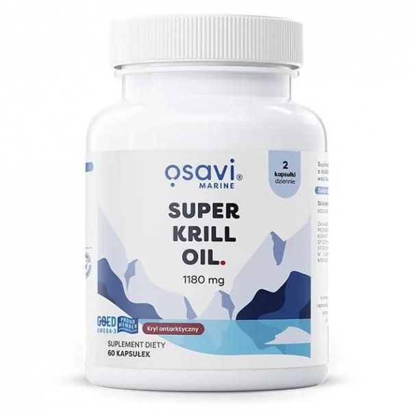 Super Krill Oil 1180 mg, Osavi, 60 kapsułek