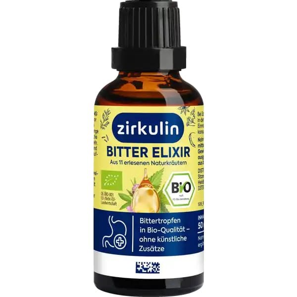 Zirkulin Bio Bitter-Elixir – Gorzkie Krople z 11 Ziół, 50 ml