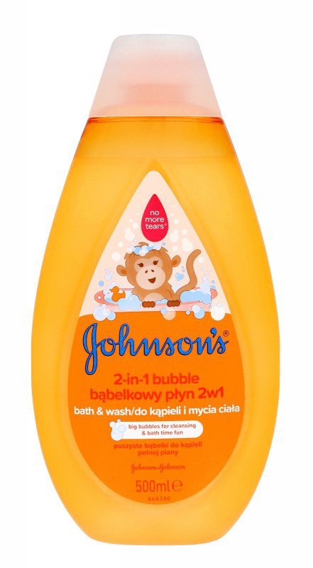 Johnson`s Baby Bubble Bąbelkowy Płyn do kąpieli 2w1 dla dzieci  500ml