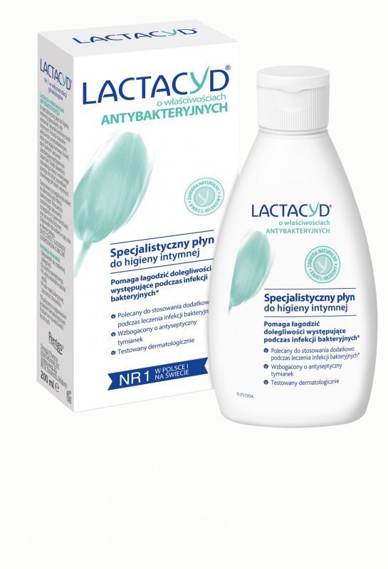 LACTACYD Specjalistyczny płyn do higieny intymnej - antybakteryjny 200 ml