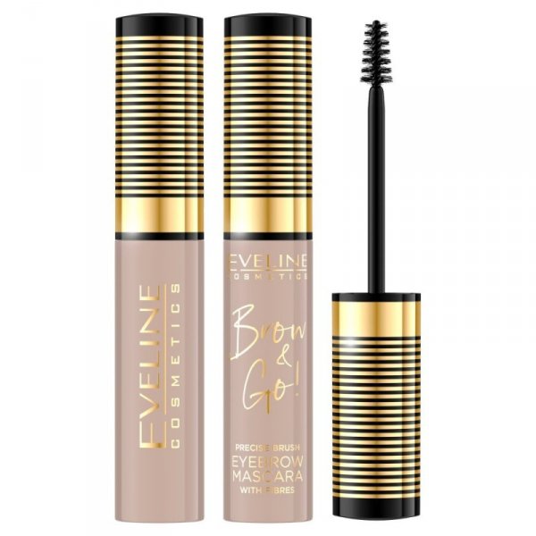 EVELINE Brow & Go Maskara do brwi nr 05 Taupe 6 ml