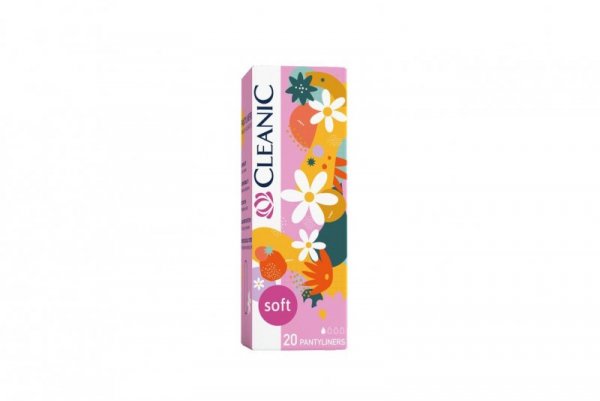 CLEANIC Wkładki higieniczne Soft  1op.-20szt