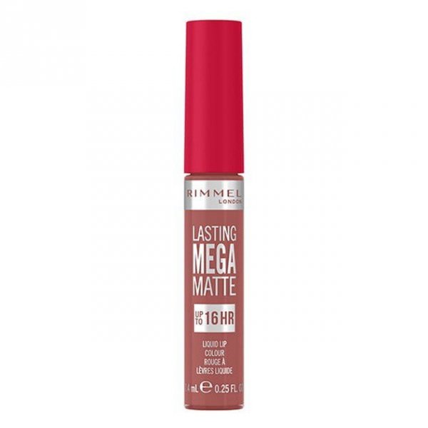 RIMMEL Lasting Mega Matte Płynna pomadka do ust 600 Coral Sass 7.4 ml