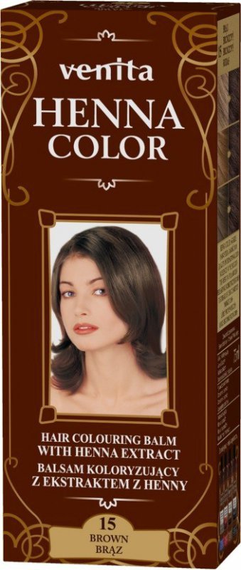 VENITA Henna Color Balsam koloryzujący z ekstraktem z Henny - 15 Brąz 1op.