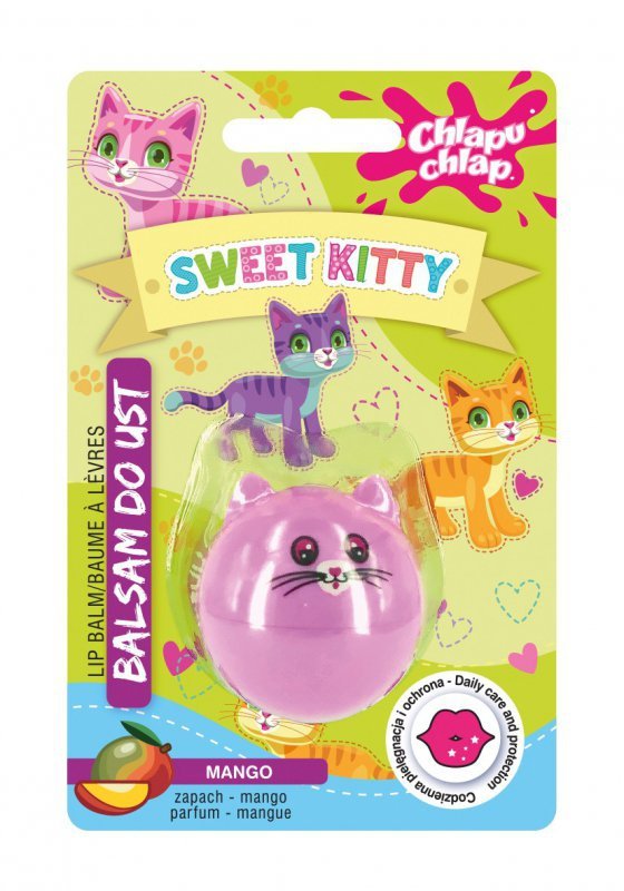 CHLAPU CHLAP Błyszczyk do ust Sweet Kitty - mango 1szt