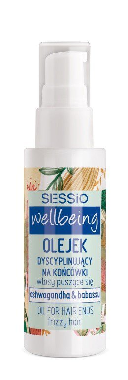 SESSIO Wellbeing Dyscyplinujący olejek na końcówki włosów Ashwagandha & Babassu 50 ml