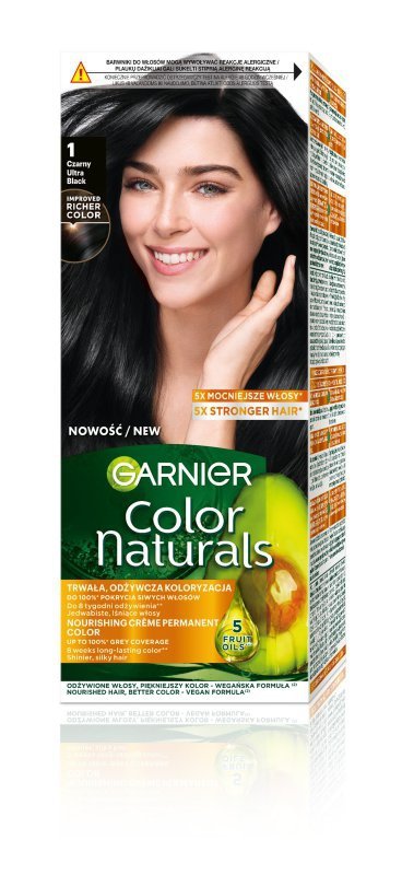 GARNIER Color Naturals Farba nr 1 - Czarny  1op.
