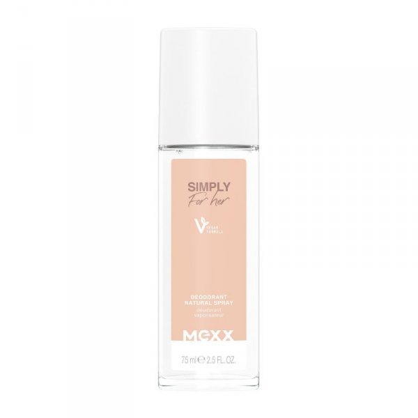 MEXX Dezodorant naturalny spray Simply for Her 75 ml