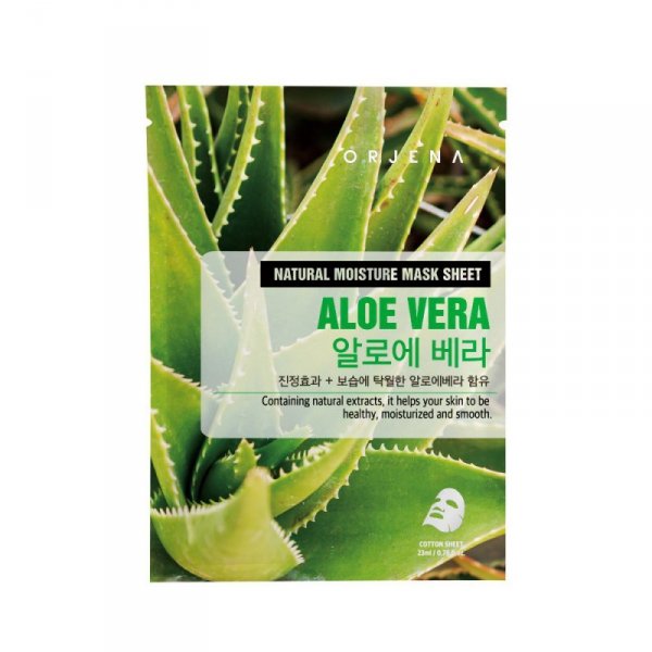 ORJENA Natural Moisture Maska nawilżająco-kojąca w płachcie Aloe Vera 23 ml
