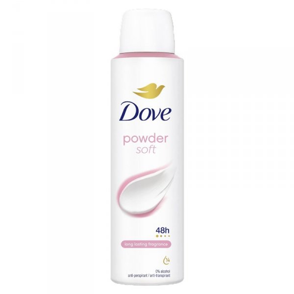 DOVE Powder Soft Deo spray dla kobiet 150 ml