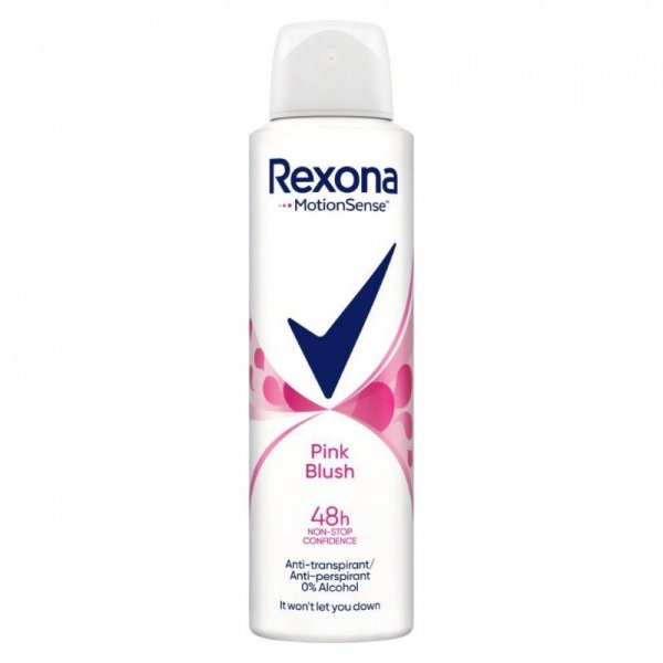 REXONA Pink Blush Antyperspirant damski w sprayu, 150 ml