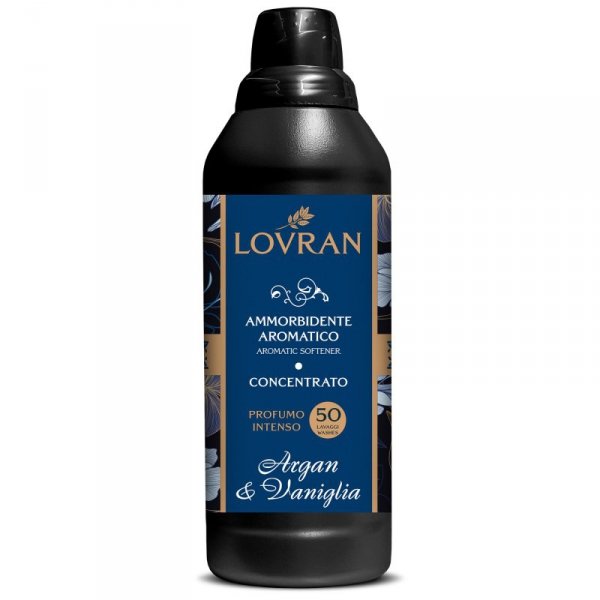 LOVRAN Koncentrat do Płukania Tkanin ARGAN&VANILIA 50 prań, 1 litr