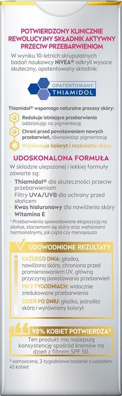NIVEA V LUMINOUS Krem p/przebarwien. dzień 94410