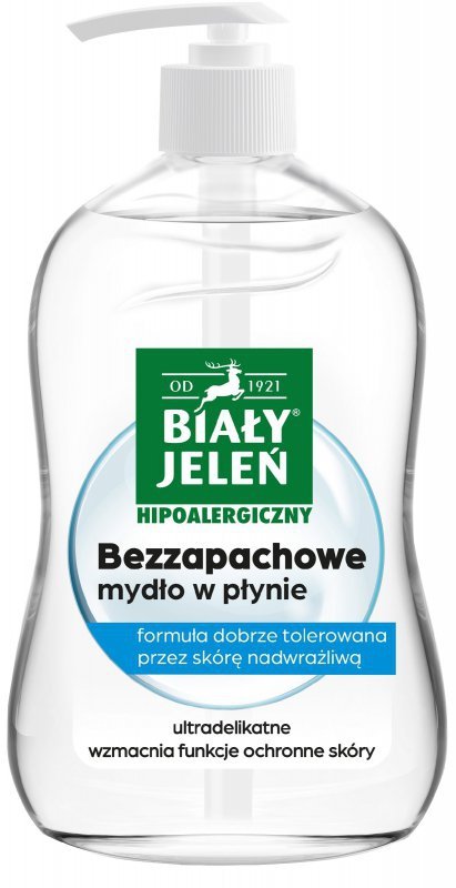 POL BIAŁY JELEŃ Mydło w pł. bezzap. Hipoaler 500ml