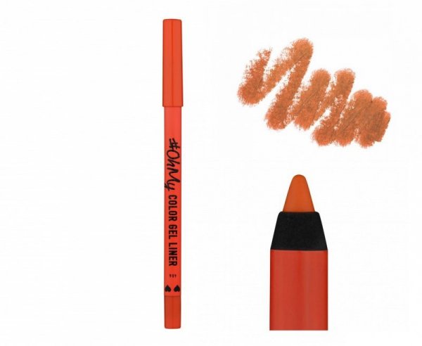 LAMEL OhMy Żelowa Kredka do oczu Color Gel Liner nr 406 - Pomarańczowa 1.4g - termin 31.03.2026