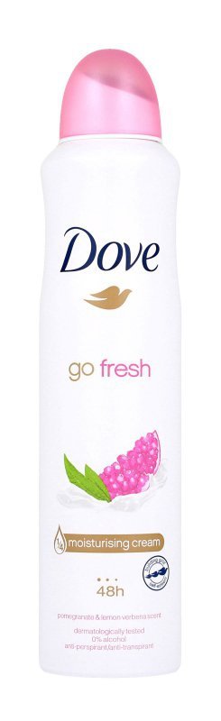 DOVE Go Fresh Dezodorant antyperspirant dla kobiet w sprayu Pomagranate & Lemon 250 ml