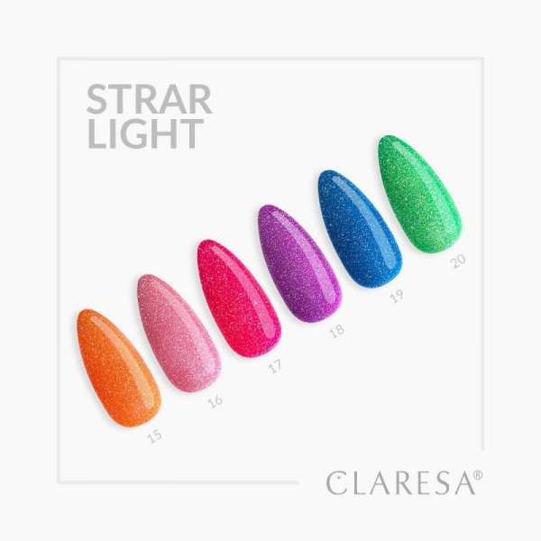 CLARESA Lakier hybrydowy Starlight 15 5 g