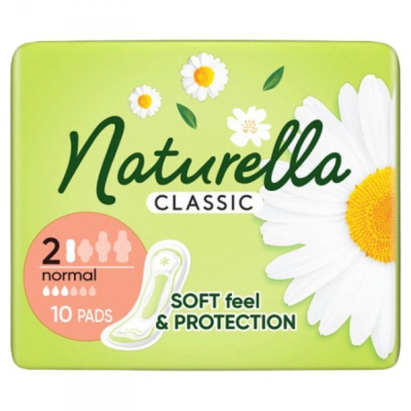 NATURELLA Classic Podpaski Normal  1 op.-10 sztuk