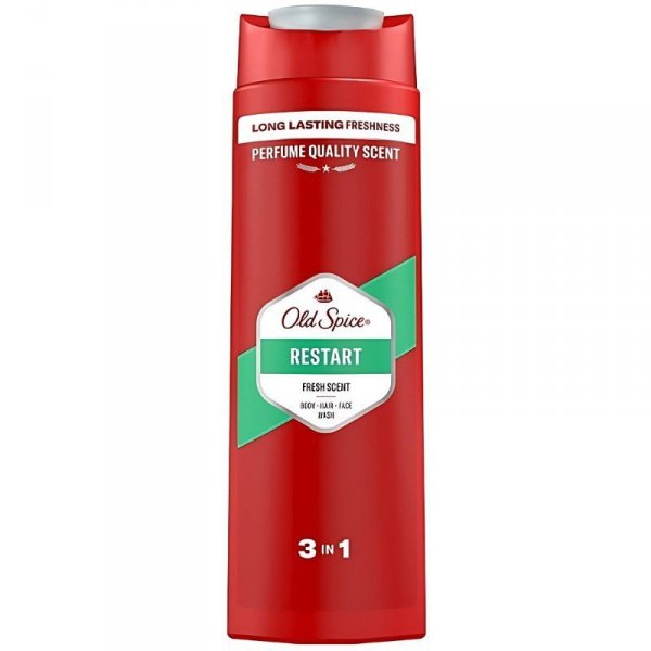 OLD SPICE Restart Żel pod prysznic i szampon dla mężczyzn 3w1 400 ml