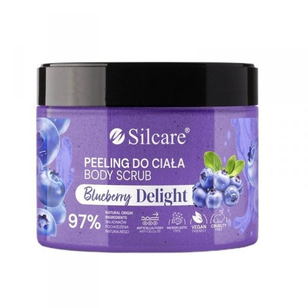 SILCARE Peeling do ciała borówkowy Blueberry Delight 350 ml