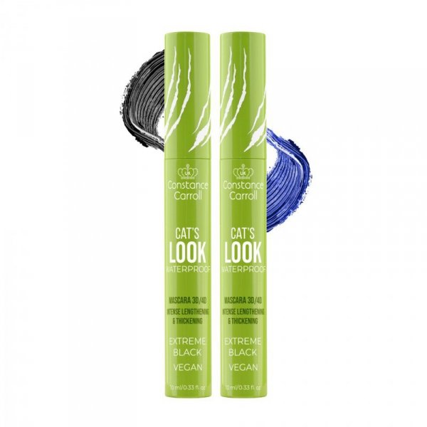 CONSTANCE CARROLL Duopak Maskara Cat`s look black + blue