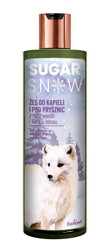 FARMONA Sugar Snow Żel do kąpieli i pod prysznic z nutą wanilii i kwiatu lotosu 400 ml