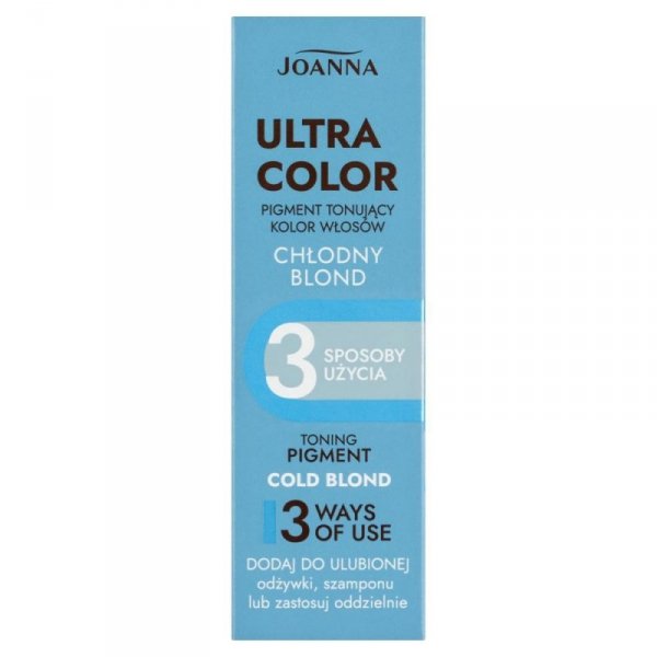 JOANNA Ultra Color Pigment tonujący kolor włosów - chłodny blond 100 ml