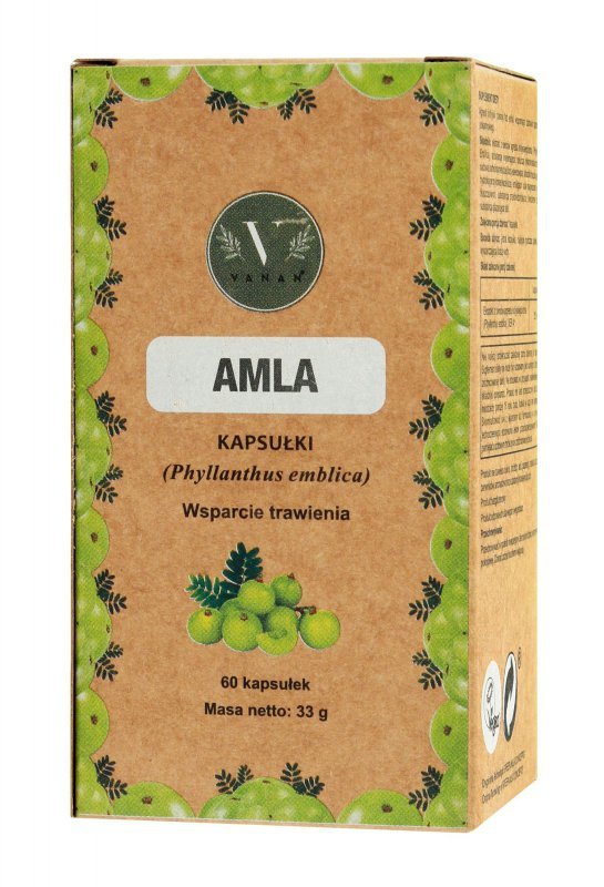 VANAN Amla Suplement diety wspomagający trawienie i odporność Kapsułki 60 szt.