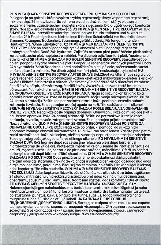 NIVEA Men Sensitive Recovery Balsam po goleniu regenerujący 100 ml