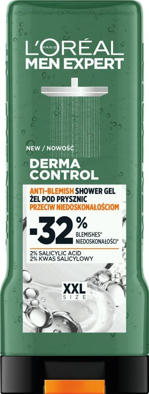 LOR MEN Żel p/prysznic  400ml Derma Control&