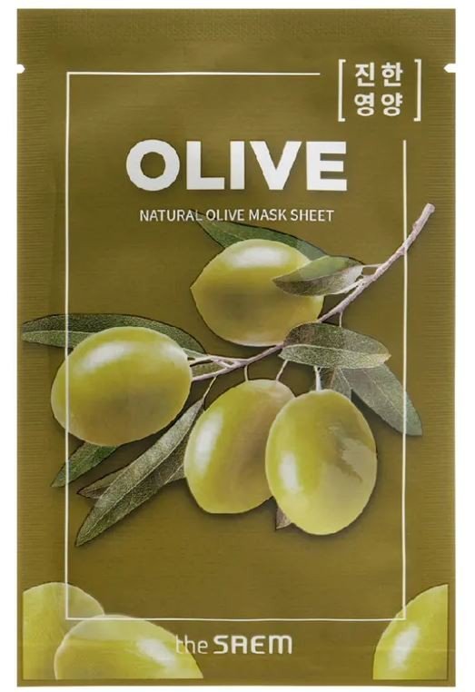 THE SAEM Natural Mask Sheet Maska na tkaninie Olive