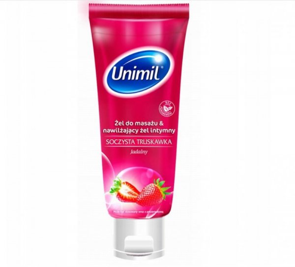 UNIMIL Żel intymny 200ml Strawberry &