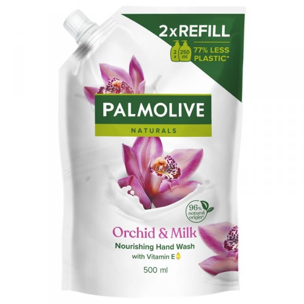 PALMOLIVE Naturals Mydło do rąk odżywcze Orchid & Milk 500 ml - zapas