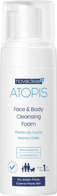 NOVACLEAR Atopis Pianka do mycia twarzy i ciała 150 ml